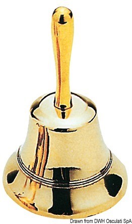 Купить Колокольчик для стола из полированной латуни OLD MARINA 125 х 80 мм, Osculati 32.220.20 7ft.ru в интернет магазине Семь Футов