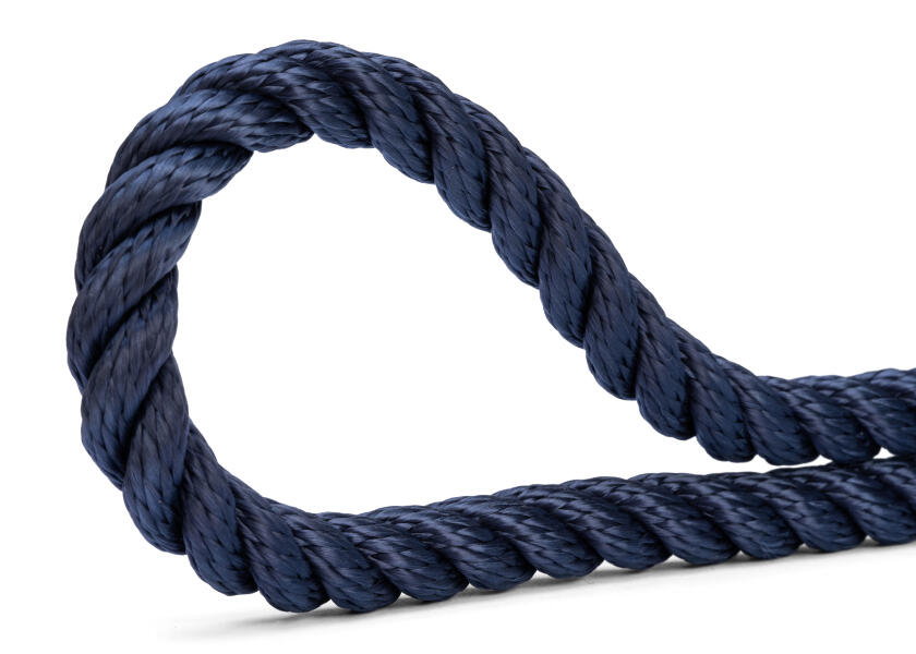 Купить GLEISTEIN 245100355 GeoTWIST POLYESTER - Трехниточный швартовочный трос / темно-синий / Веревка-Ø: 10 мм 16216-bvs 7ft.ru в интернет магазине Семь Футов