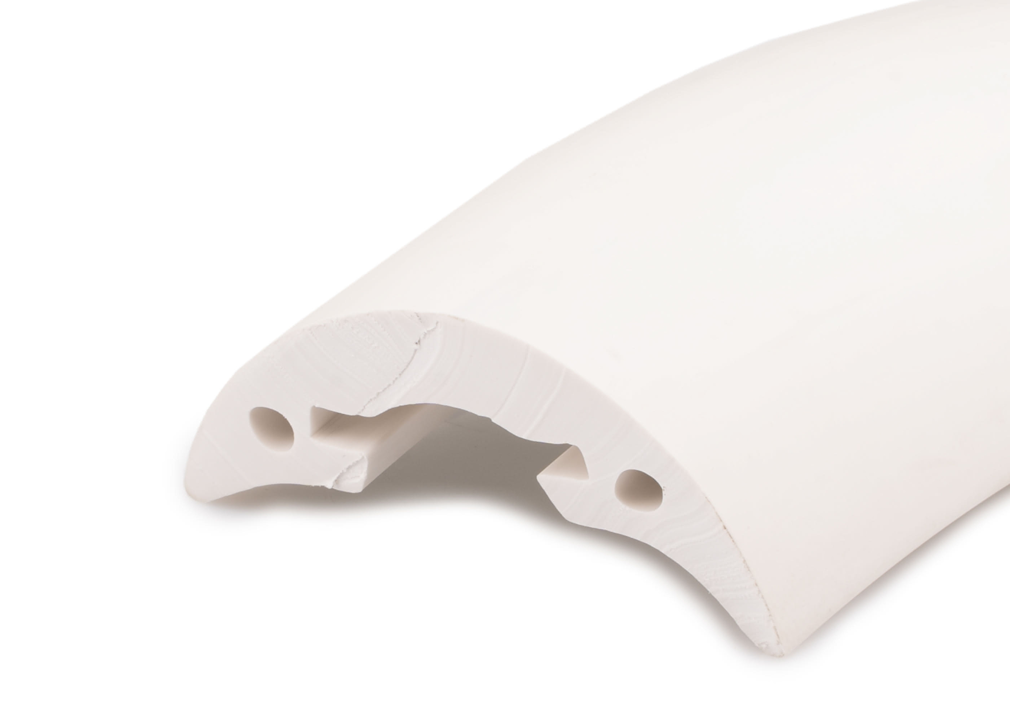 Купить Вставка для привального бруса Tessilmare RADIAL 65 RAD65W24M 24м 65x29мм из белого ПВХ, Osculati 44.065.02 7ft.ru в интернет магазине Семь Футов