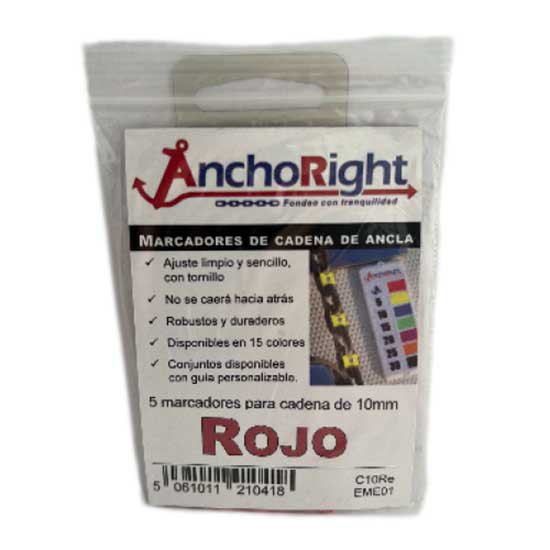Anchoright C10Re 10 mm Цепные маркеры  Red