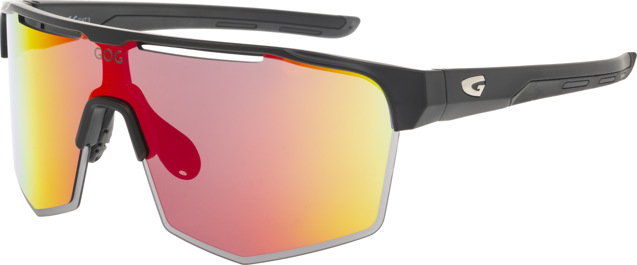 Купить Спортивные очки GOG Athena / Matt Black / Red Lens, e508-1 7ft.ru в интернет магазине Семь Футов