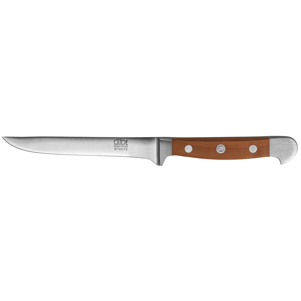 Gude X703/13 Alpha Boning Knife Flexible 13 cm Коричневый Olive Wood