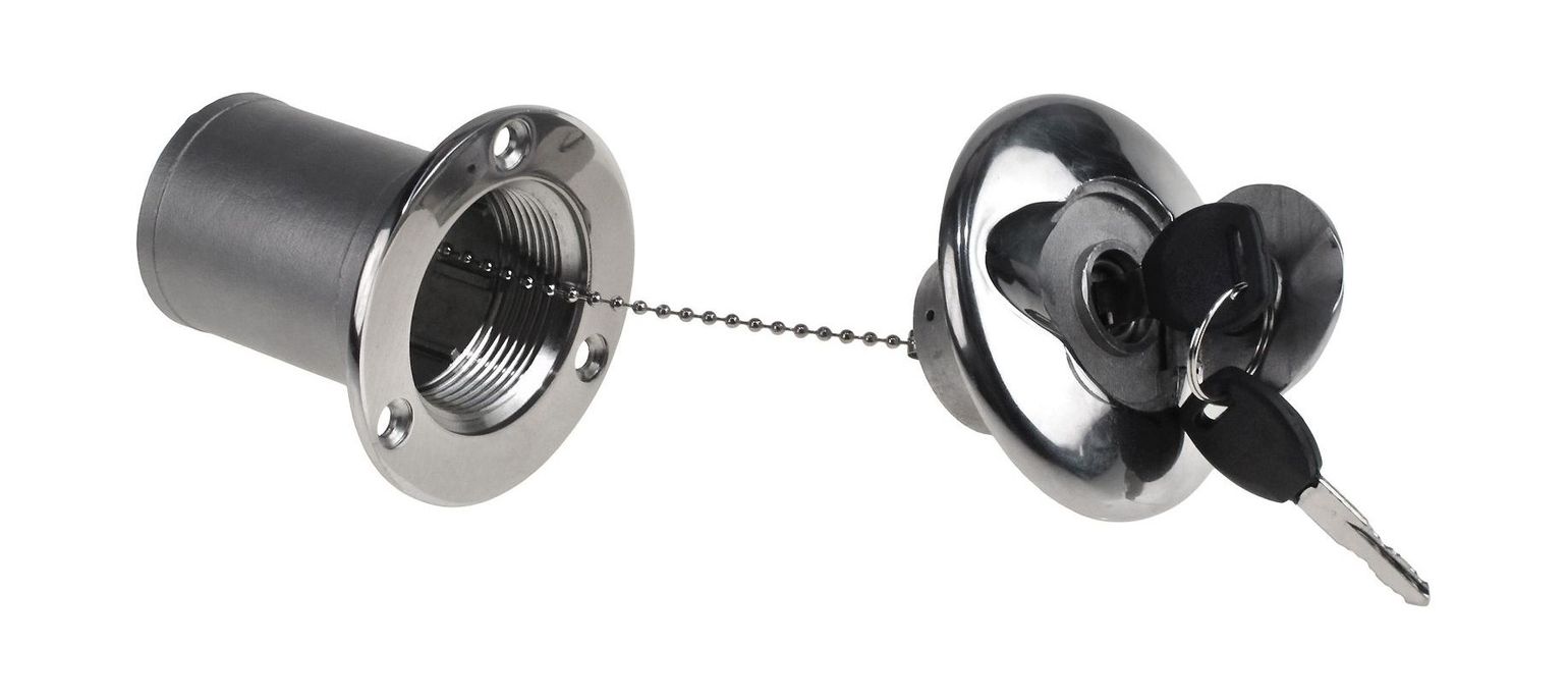 Купить Горловина заливная для бензина с замком под шланг 50 мм YCH S900F50_316 7ft.ru в интернет магазине Семь Футов