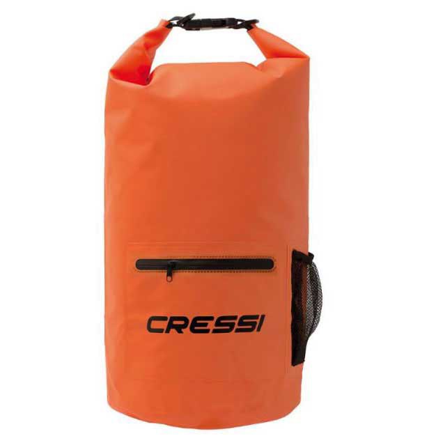 Cressi BUA948820 PVC Zip Сухой Мешок 20L Оранжевый Orange