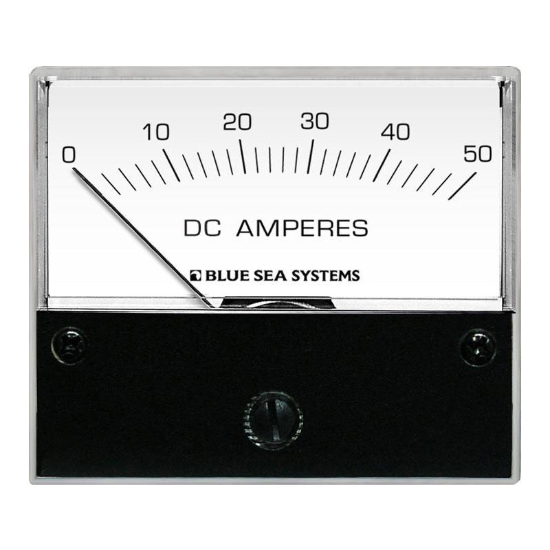Аналоговый амперметр постоянного тока Blue Sea 8022 0 - 50 A с шунтом