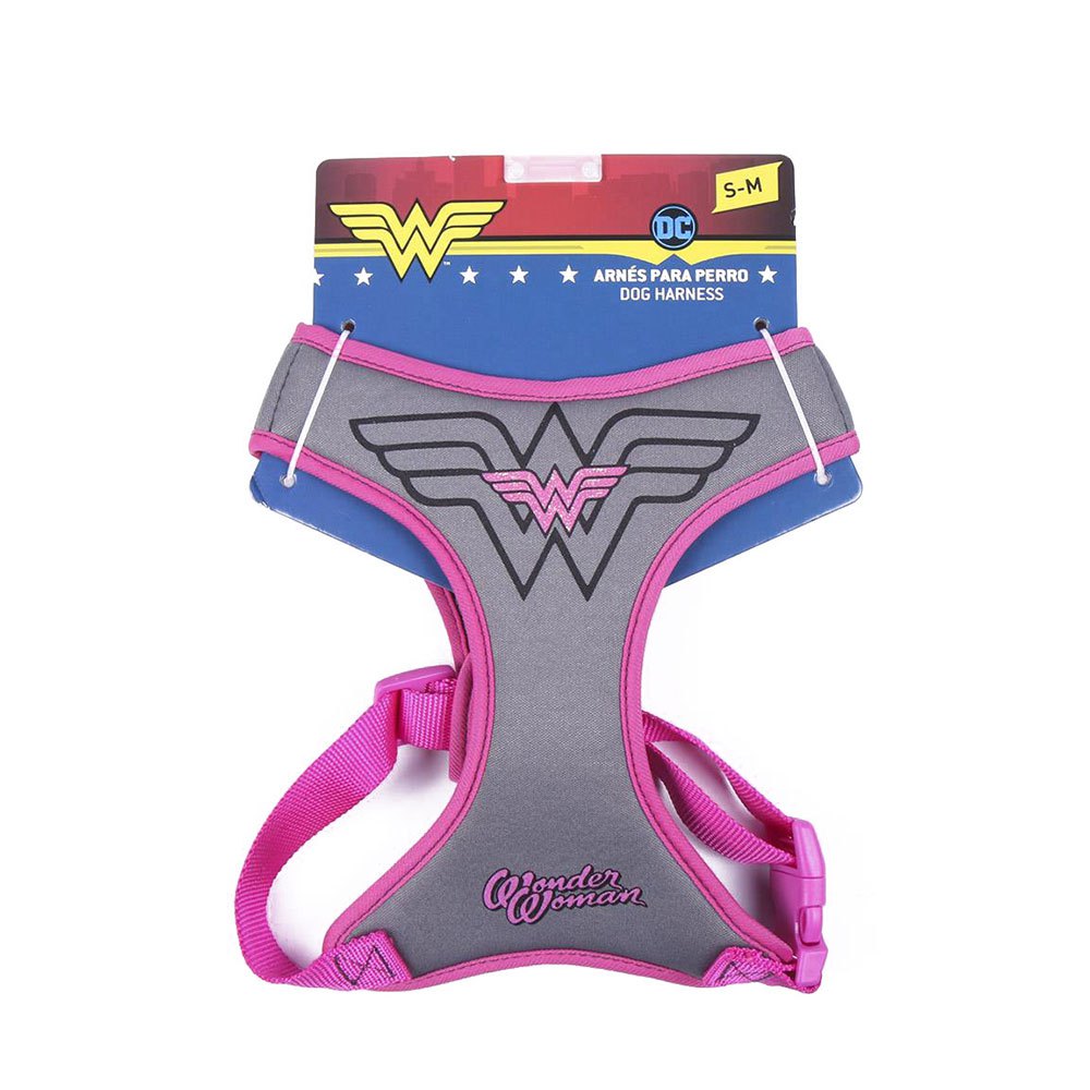 Cerda group 2800000409-DARKPINK-XS-S Wonder Woman Упряжь для собак Серый Dark Pink XS-S