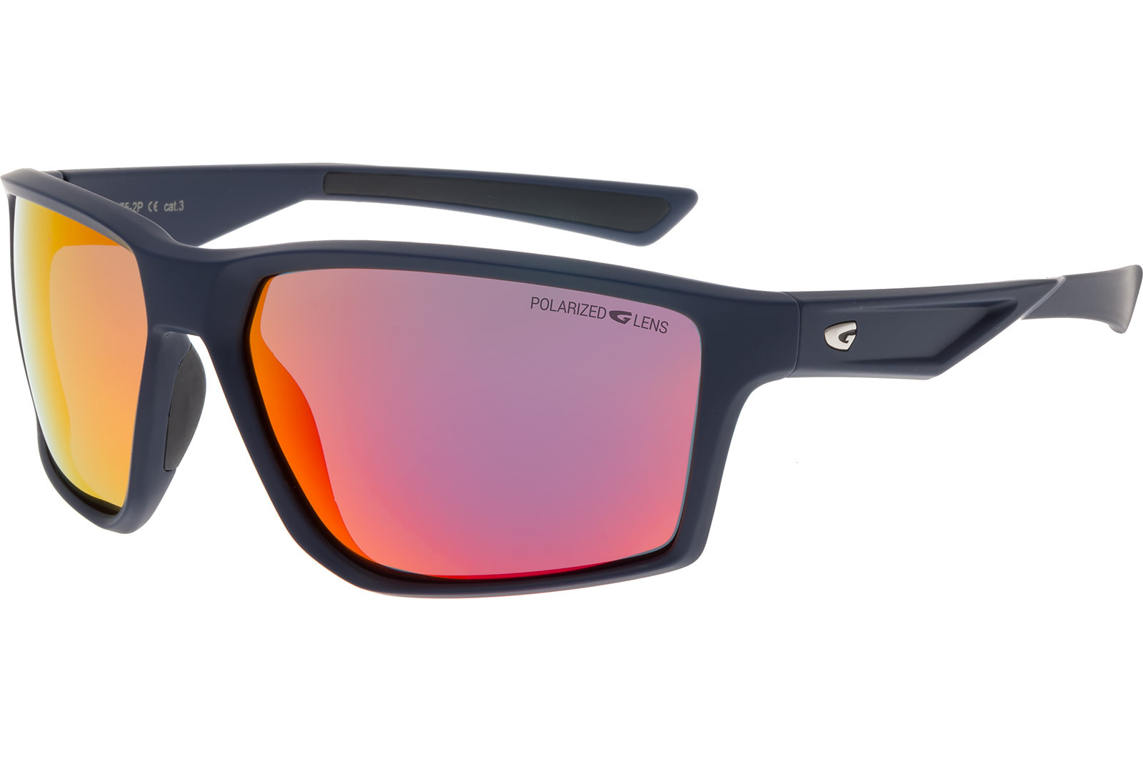 Купить Спортивные очки GOG Paramito / Matt Navy Blue-Black / Polarized Red Lens, e175-2p 7ft.ru в интернет магазине Семь Футов