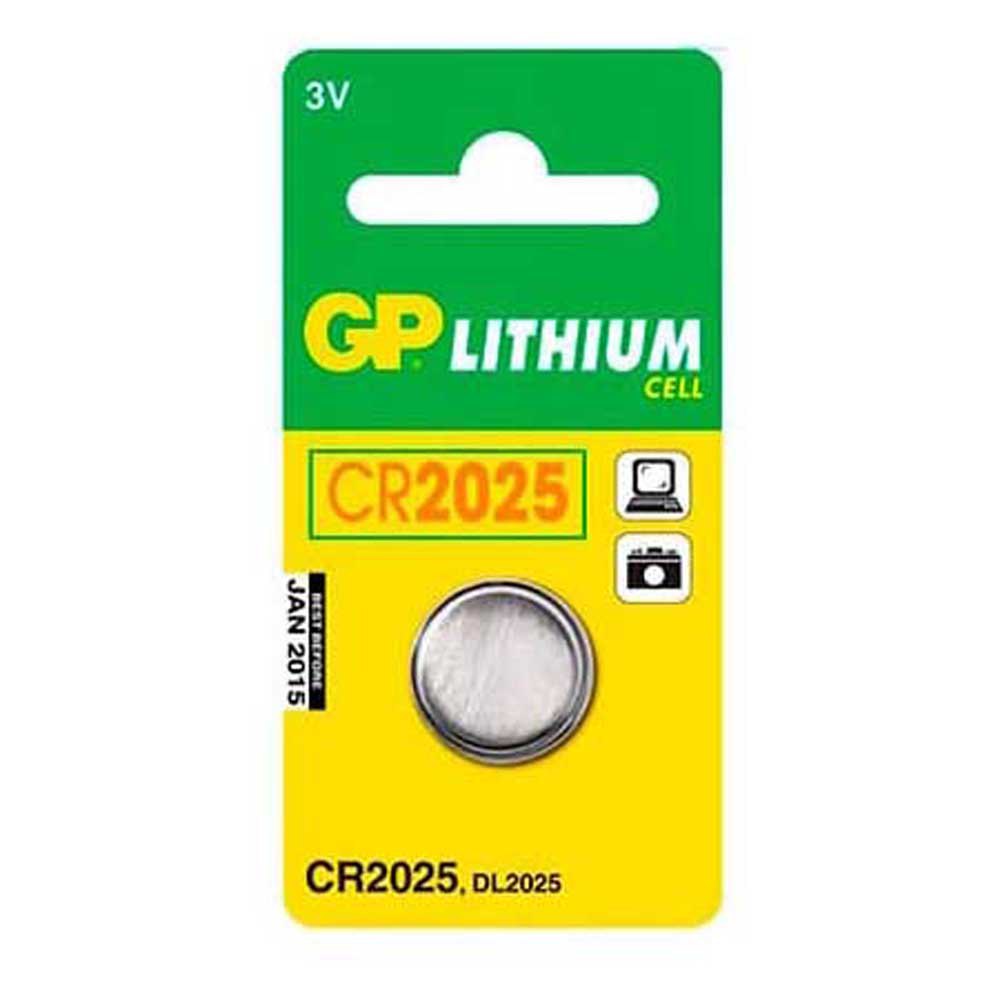 Gp batteries G073 CR2025 3V Кнопочная ячейка Серебристый Green / Yellow