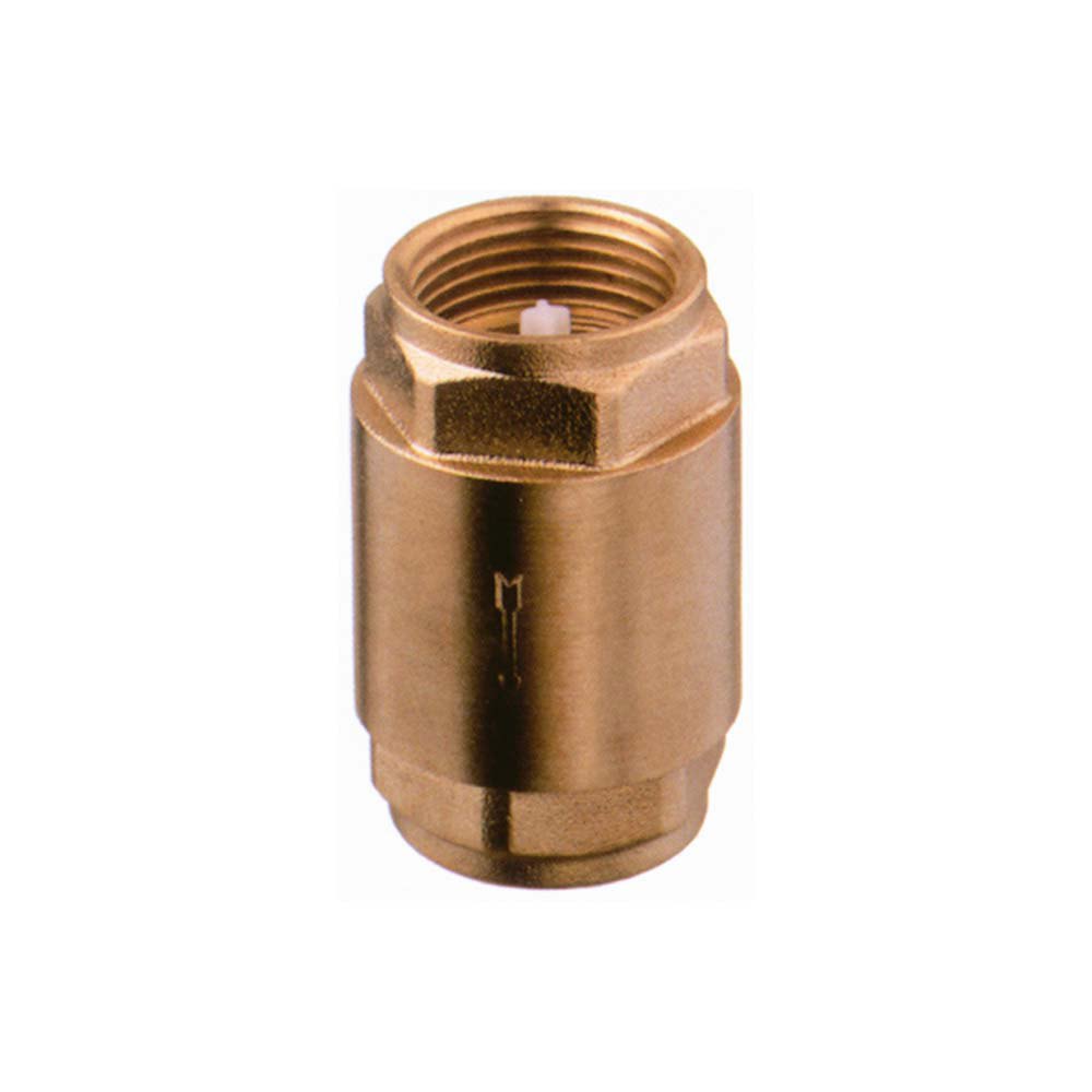 Airaga 1818042 F/F Резьбовой латунный обратный клапан Золотистый Bronze 1/2´´ 