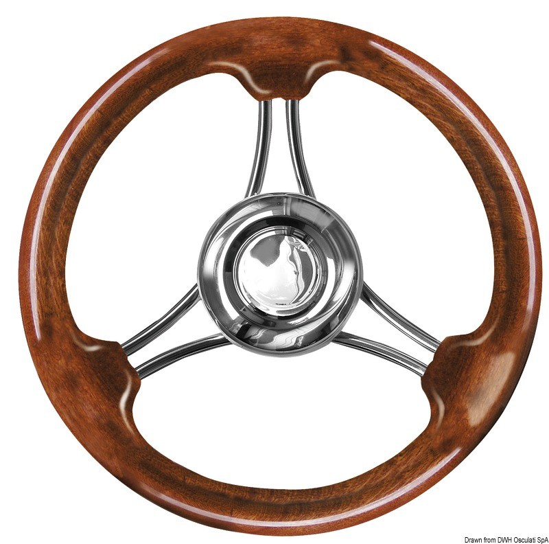 Купить Steering wheel mahogany 350 mm, 45.152.05 7ft.ru в интернет магазине Семь Футов