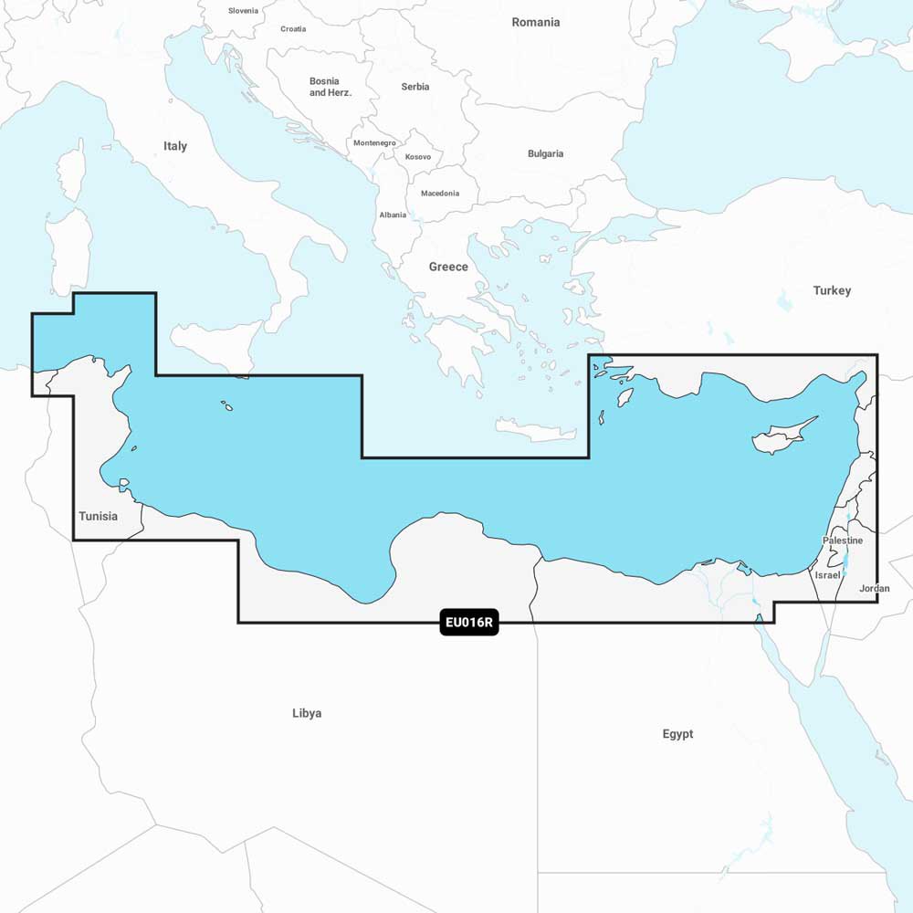 Garmin 010-C1241-00 Юго-восток Средиземного моря Navionics Vision+™ Mar Ine графики