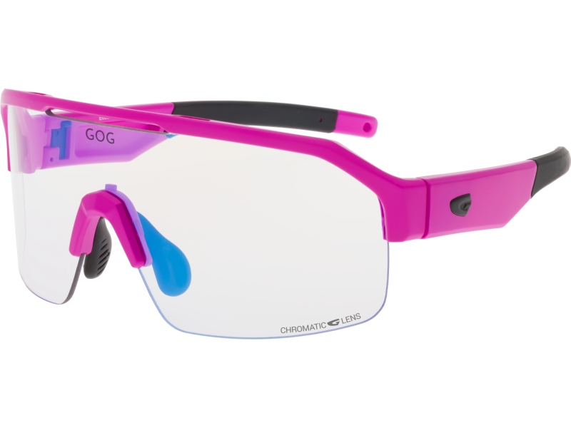 Купить Спортивные очки GOG Thor C / Matt Neon Pink-Black / Photochromic Blue Lens, e600-3c 7ft.ru в интернет магазине Семь Футов