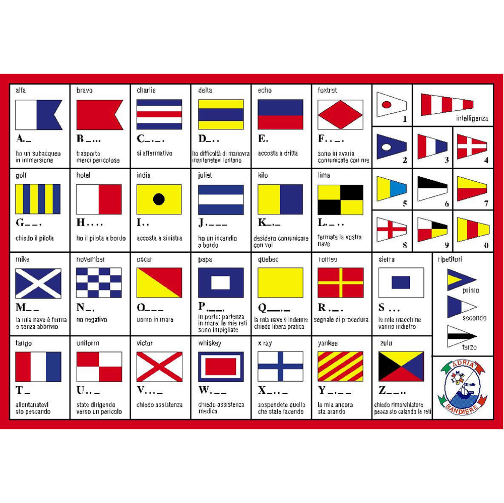 Купить Флаг МСС One Adria Bandiere 17B06_1 80x98см 7ft.ru в интернет магазине Семь Футов