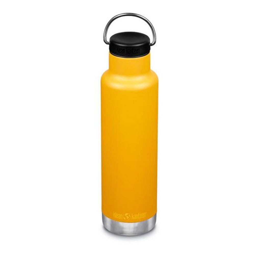 Klean kanteen 1008458 Insulated Classic Бутылка из нержавеющей стали 590ml Петля крышка Желтый Marigold
