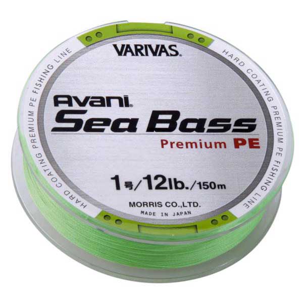 Varivas LVSB15012 Seabass Premium 150 M линия Зеленый  Green 0.170 mm 