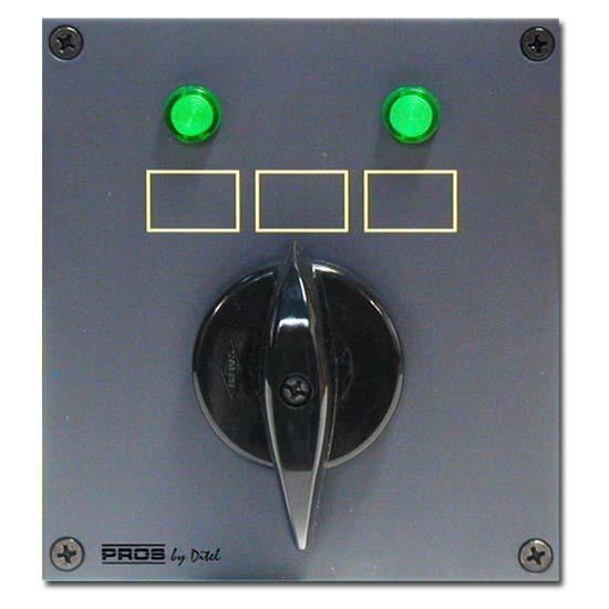 Pros PROSLSSC Power Selector Switch Серый  DC (63A) 2 Poles 3 Positions 1-0-2 12V 