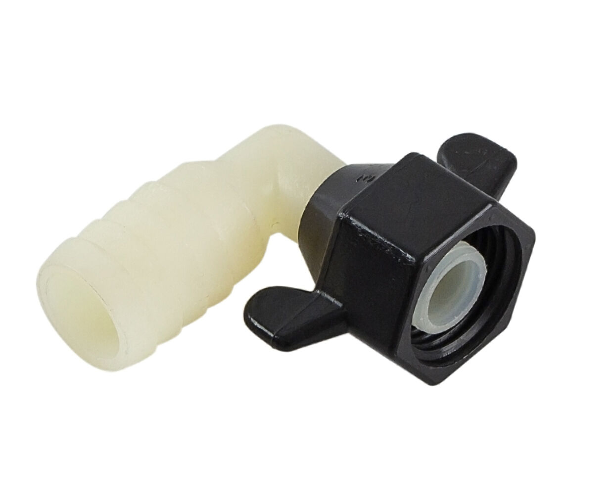 Купить Фитинг Shurflo угловой резьба-"елочка" 1/2”-14 NPT(F)x3/4” 2443946 7ft.ru в интернет магазине Семь Футов