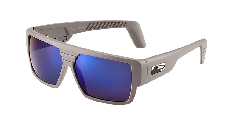 Спортивные очки LiP Rock / Matt Grey / PC Polarized / Blue Mirror Smoke