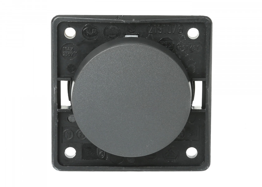 Купить BERKER 936512505 Кулисный переключатель INTEGRO FLOW / матовый антрацит 48452-bvs 7ft.ru в интернет магазине Семь Футов