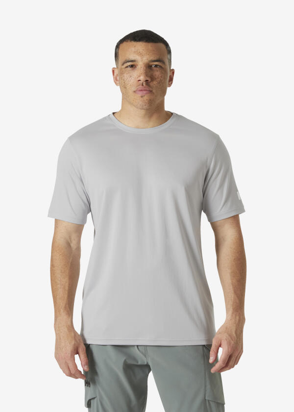 Купить HELLY HANSEN 49584_853-L Мужская футболка HH TECH 2.0 / светло-серый / Размер одежды: L 7ft.ru в интернет магазине Семь Футов