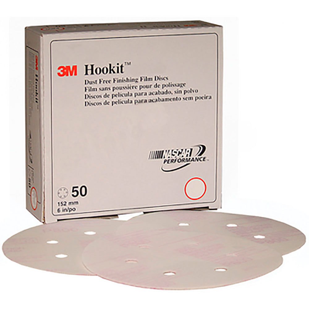 3M 71-01069 Hookit Dust-Free Финишный пленочный диск 260 л P1000 6´´ Бесцветный