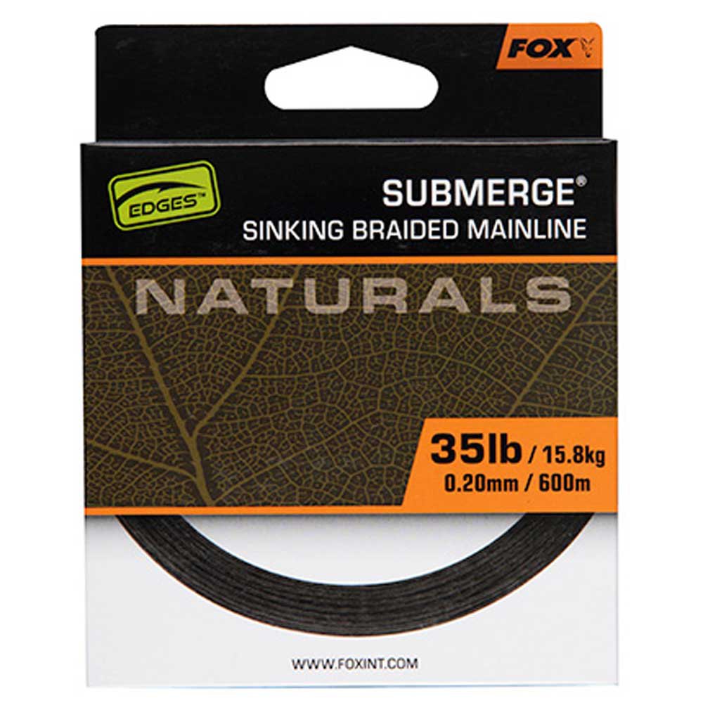 Fox international CBL027 Edges™ Naturals Submerge 600 m Плетеный Black 0.250 mm