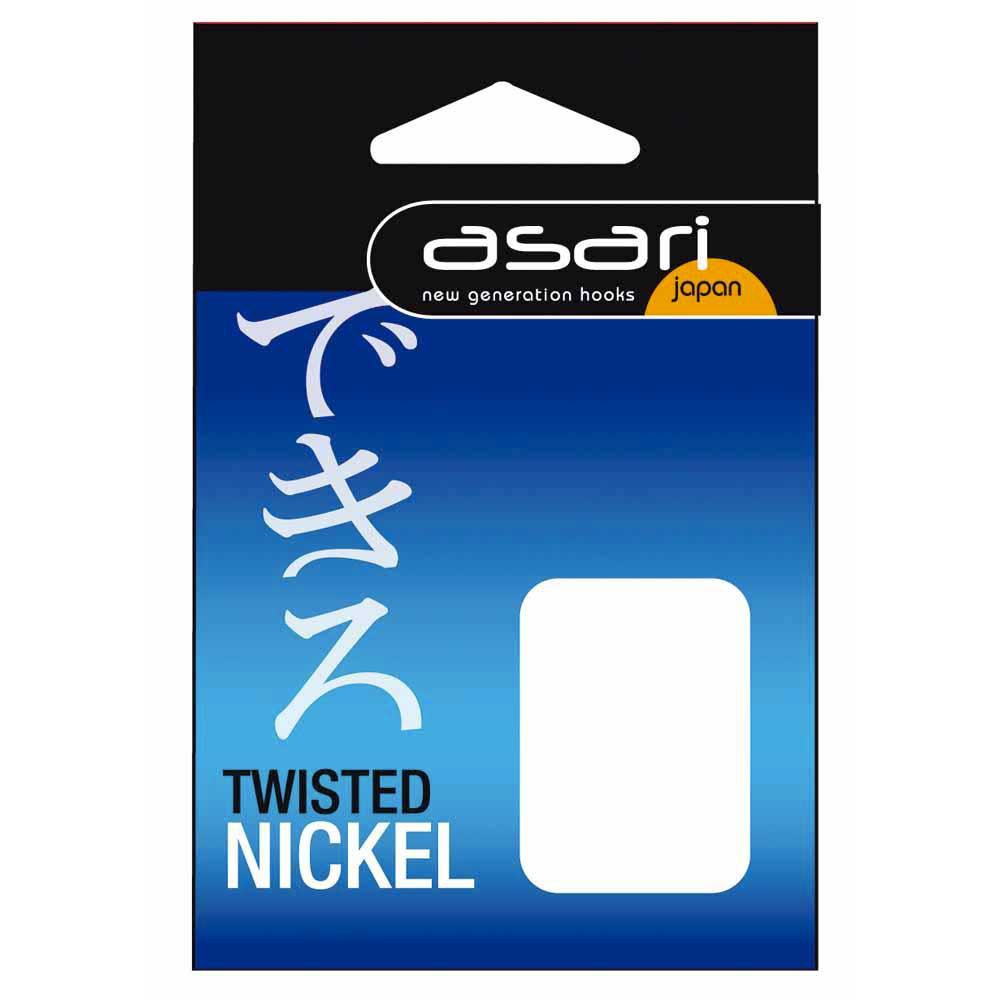 Asari AATN-3 Twisted Bent Point Крюк Белая  Nickel (10 pcs) 3 
