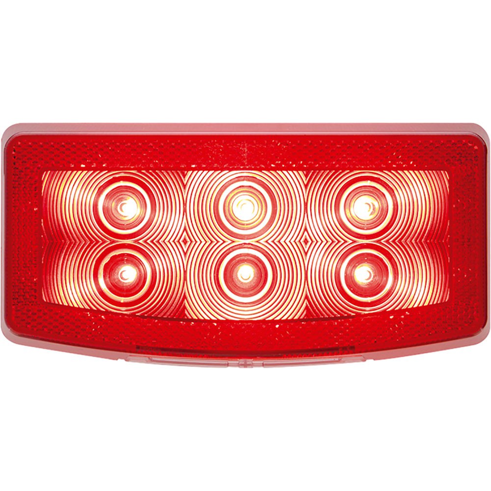Fultyme rv 590-1192 590-1192 Прямоугольный светодиодный свет Красный Red