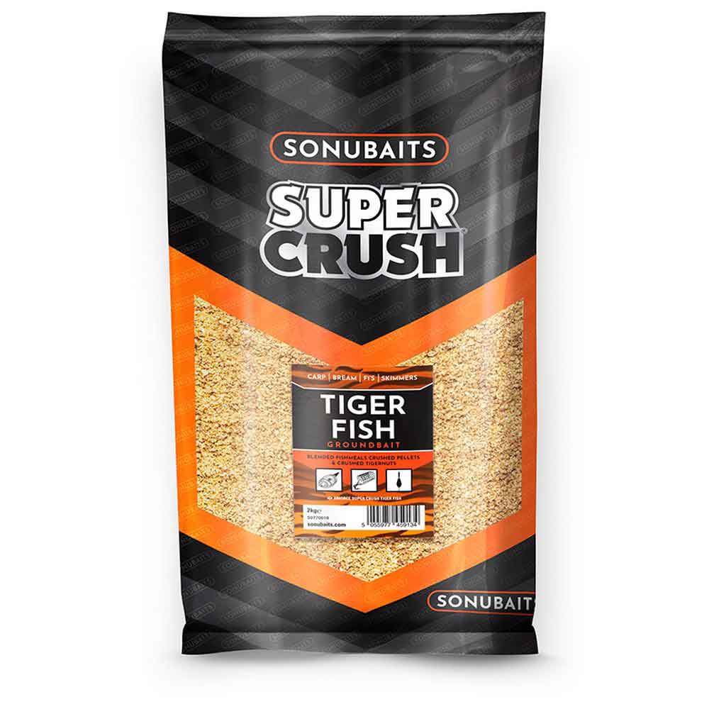 Sonubaits S1770010 Tiger Fish Supercrush Прикормка 2kg Желтый