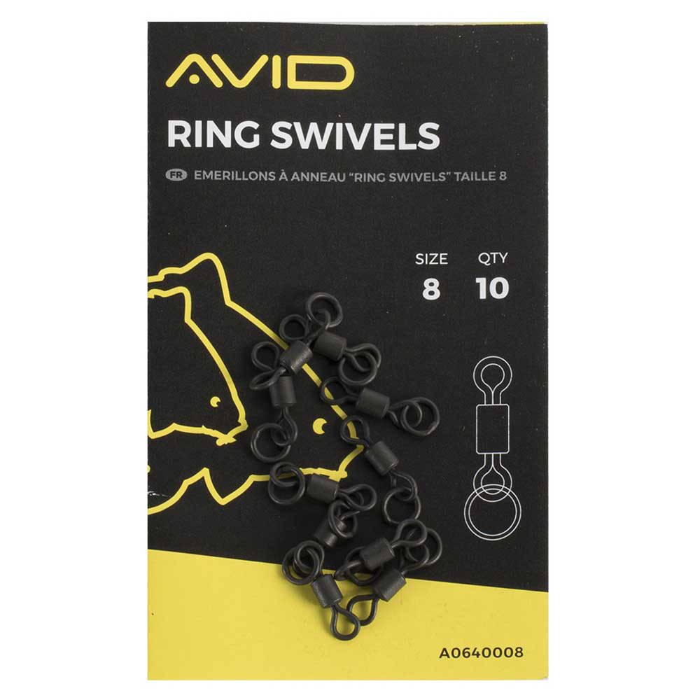Avid carp A0640032 Ring Вертлюги Черный  Black 11 