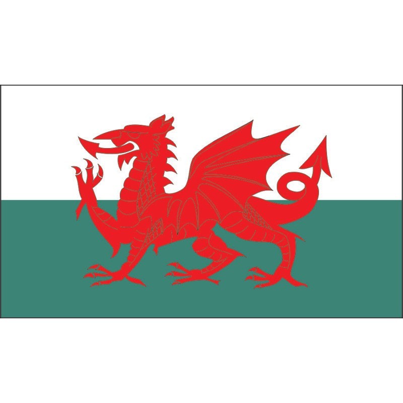  Флаг Уэльса гостевой Lalizas 11084 23 x 45 см