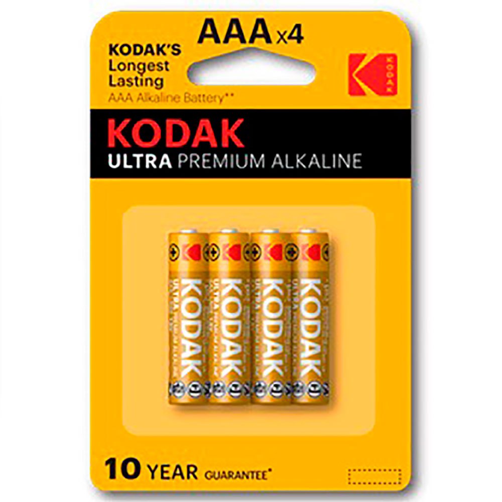 Kodak 30959521 Ultra AA LR3 Щелочные батареи 4 Единицы Желтый Brown