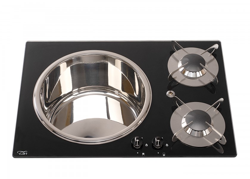 Купить CAN STEEL PV1360WITHERMETO Газовая плита и раковина 36622-bvs 7ft.ru в интернет магазине Семь Футов