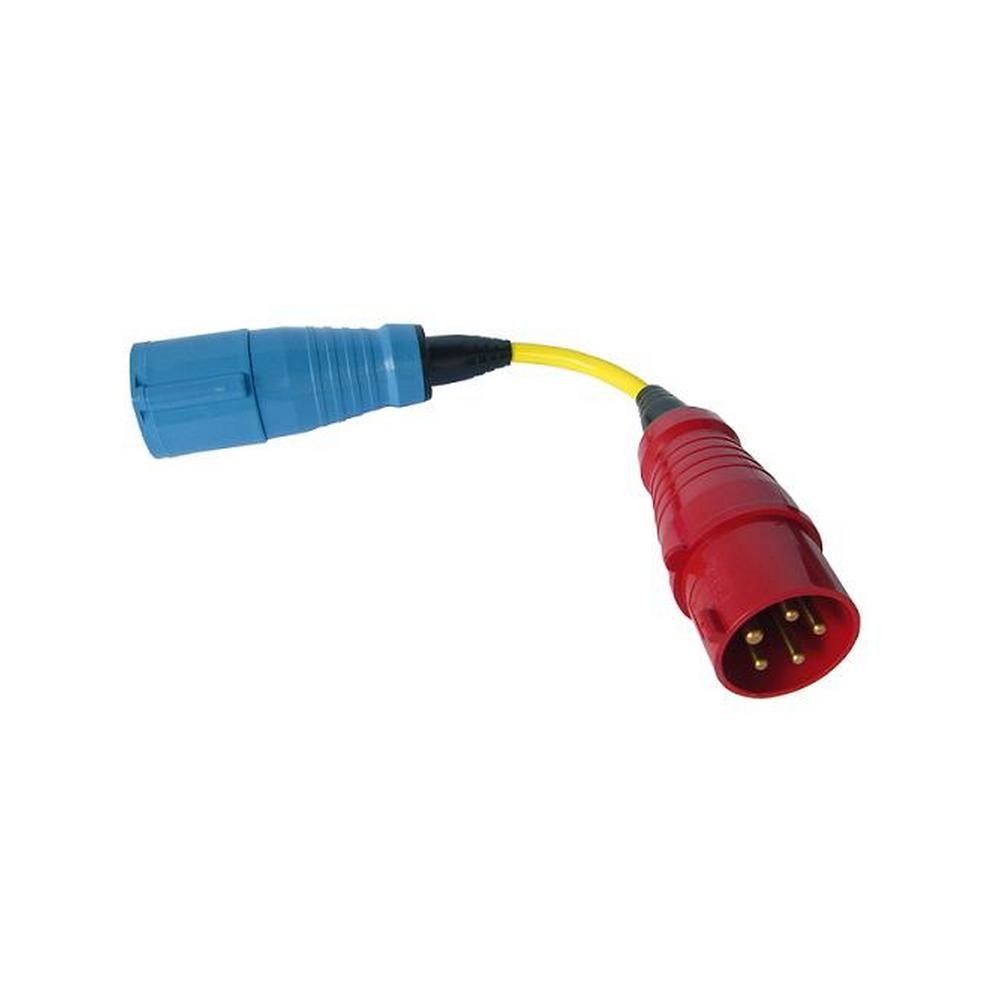 Переходной кабель/адаптер берегового питания Ratio Electric 70036 32А 0.5 м 3 фазы-1 фаза