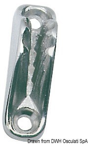 Купить Стопор кулачковый эксцентриковый из нержавеющей стали AISI 316 3-6 мм 48 мм, Osculati 56.306.06 7ft.ru в интернет магазине Семь Футов