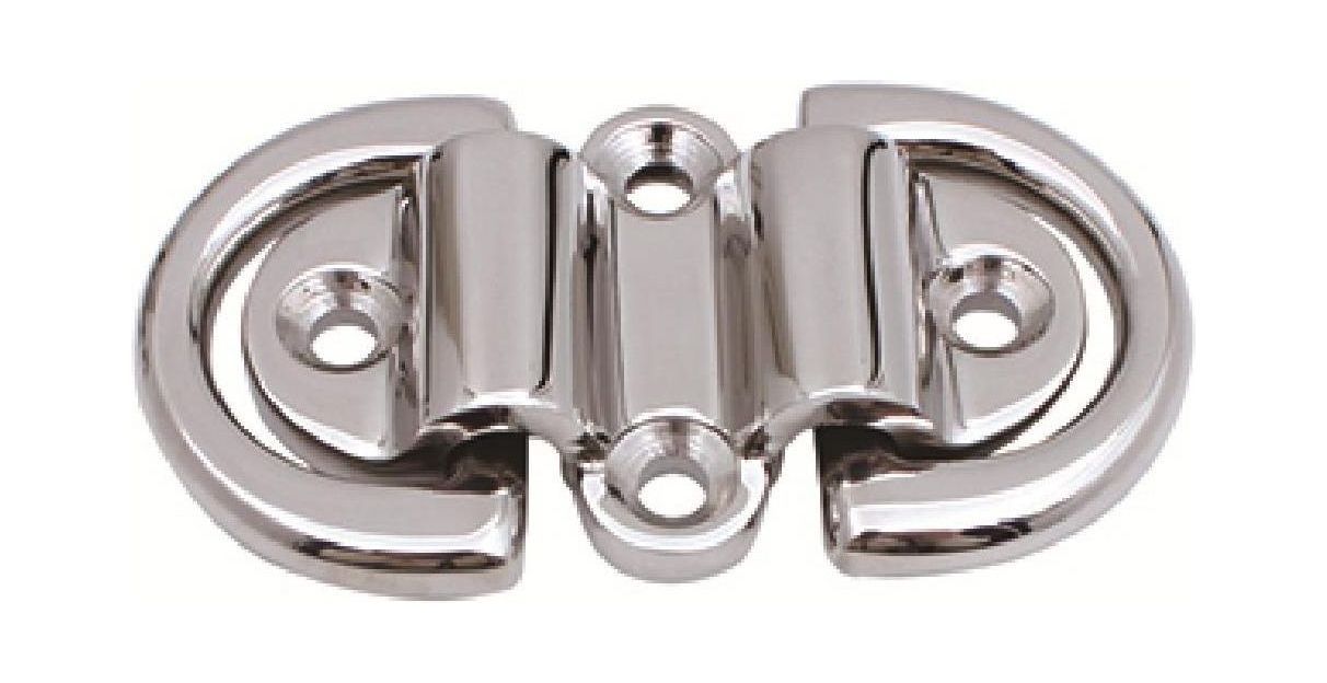 Купить Обушок откидной с двойными полукольцами 6 мм, Marine Rocket BD07046_MR 7ft.ru в интернет магазине Семь Футов