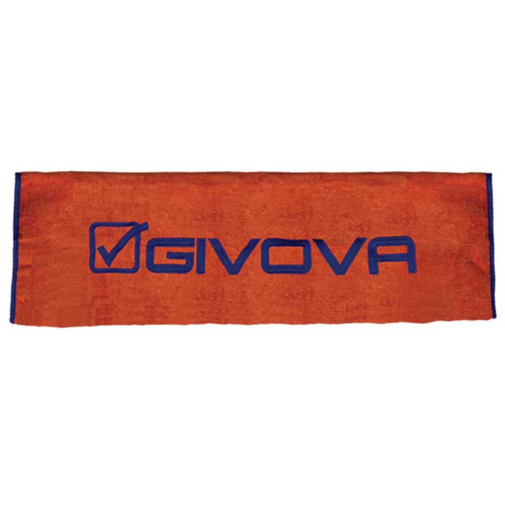Givova ACC02-0104-UNICA полотенце Big Оранжевый  Orange / Blue 160 x 80 cm
