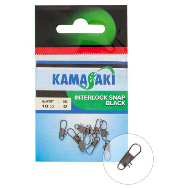 Kamasaki 82264003 Interlock Защитная застежка  Black 3