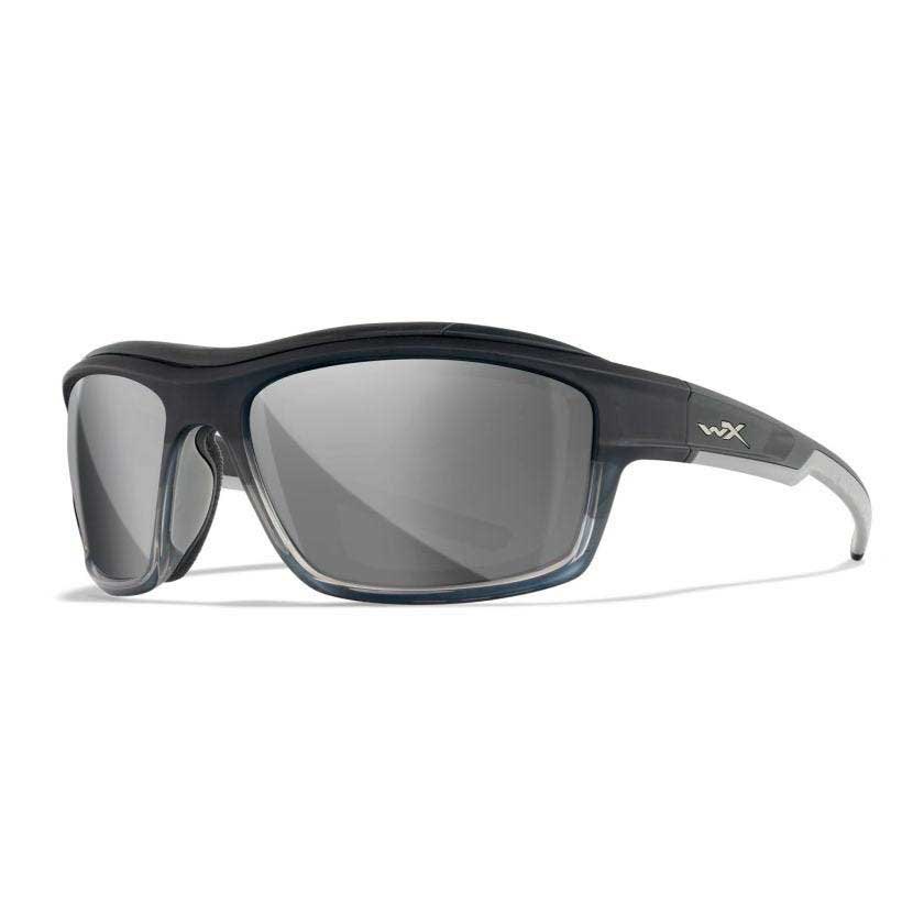 Wiley x CCOZN06-UNIT поляризованные солнцезащитные очки Ozone Silver Flash / Grey / Matte Charcoal To Grey Fade