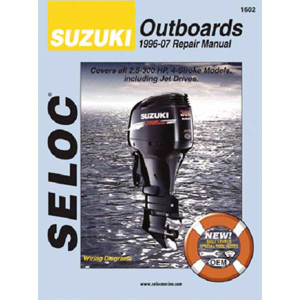 Seloc marine 230-1602 Suzuki Outboards Голубой  All 4 Stroke 1996-1907 