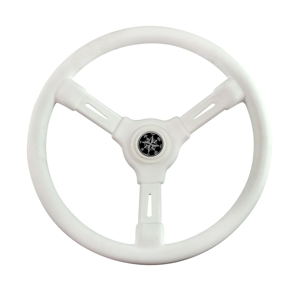 Купить Рулевое колесо RIVIERA белый обод и спицы д. 350 мм Volanti Luisi VN8001-08 7ft.ru в интернет магазине Семь Футов