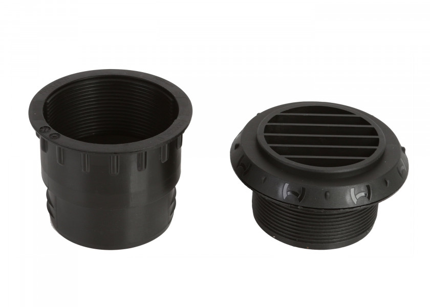 Купить WEBASTO Вентиляционное отверстие с накидной гайкой / открытое / 60 мм / Цвет: Черный 7ft.ru в интернет магазине Семь Футов