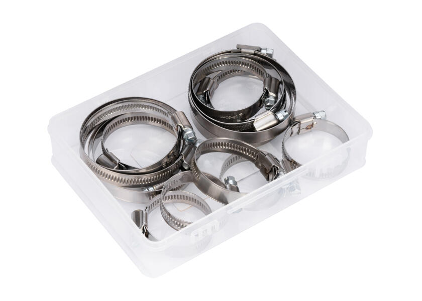 Купить V4A Assortment Box / hose clamps / 25-70 mm / 16 pieces 32062-bvs 7ft.ru в интернет магазине Семь Футов