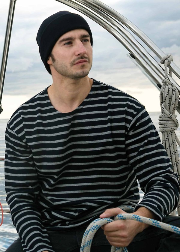 Купить Мужская рубашка Бретон/сине-серый меланж / Размер одежды: 60 471818-bvs 7ft.ru в интернет магазине Семь Футов