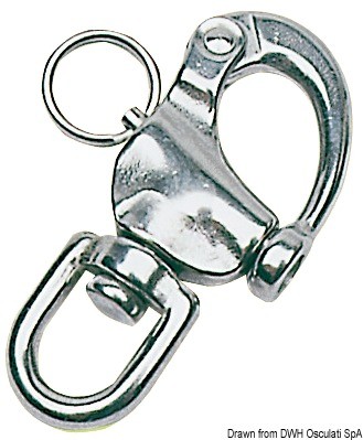 Купить Snap-shackle spinnaker swiv.eye AISI 316 87 mm, 09.845.90 7ft.ru в интернет магазине Семь Футов