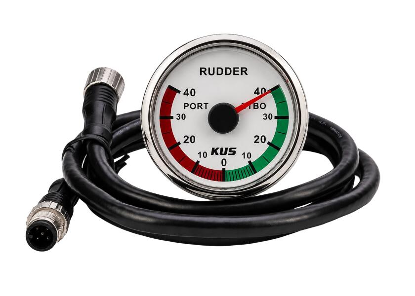 Купить KUS 34754 Индикатор угла поворота руля NMEA2000 / белый / 52 мм 7ft.ru в интернет магазине Семь Футов