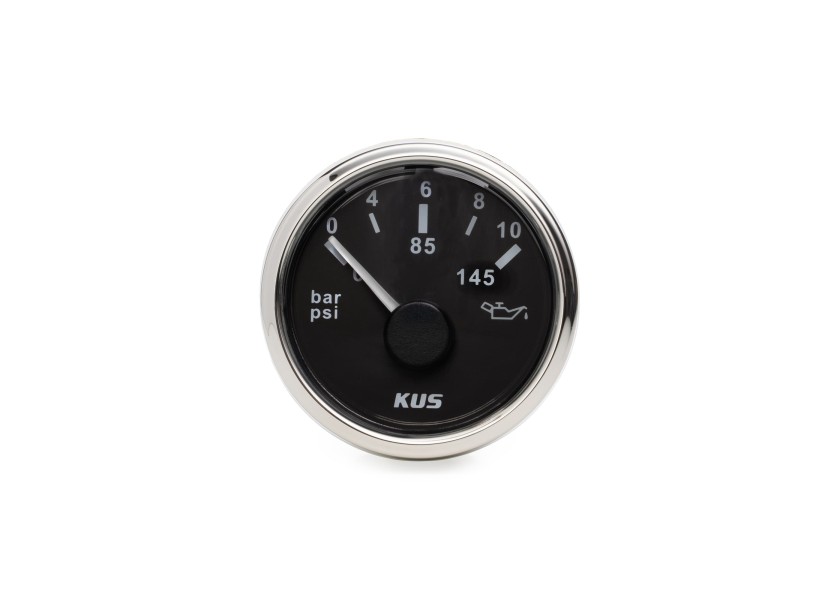 Купить KUS 24233 NMEA2000 Манометр масла / 0–10 бар / 52 мм 24233-bvs 7ft.ru в интернет магазине Семь Футов