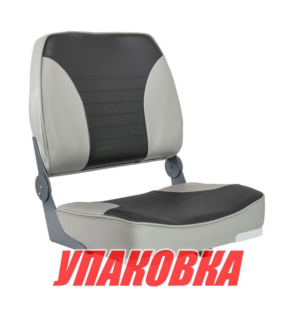 Кресло XXL складное мягкое двухцветное серый/темно-серый (упаковка из 6 шт.) Springfield 1040693_pkg_6