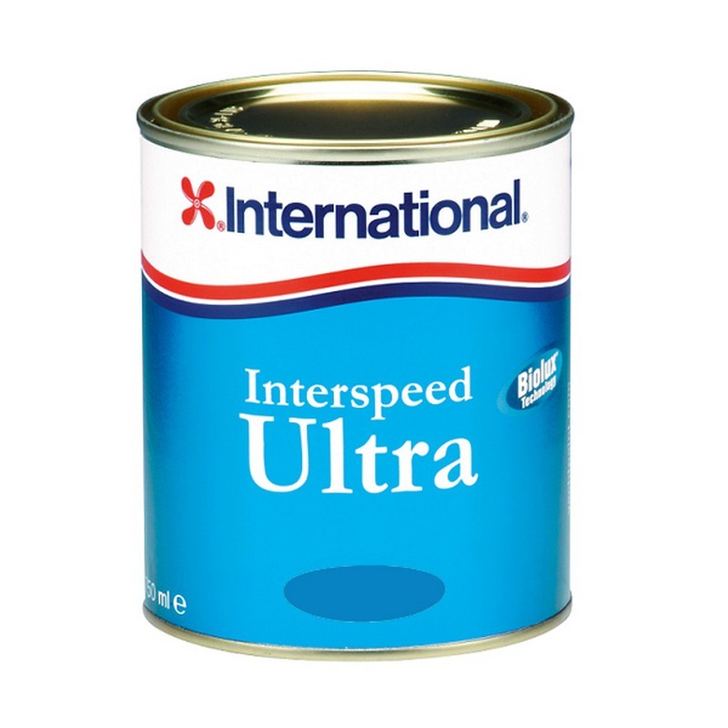 Краска твёрдая необрастающая International Interspeed Ultra YBA331/2.5LT 2,5 л голубая