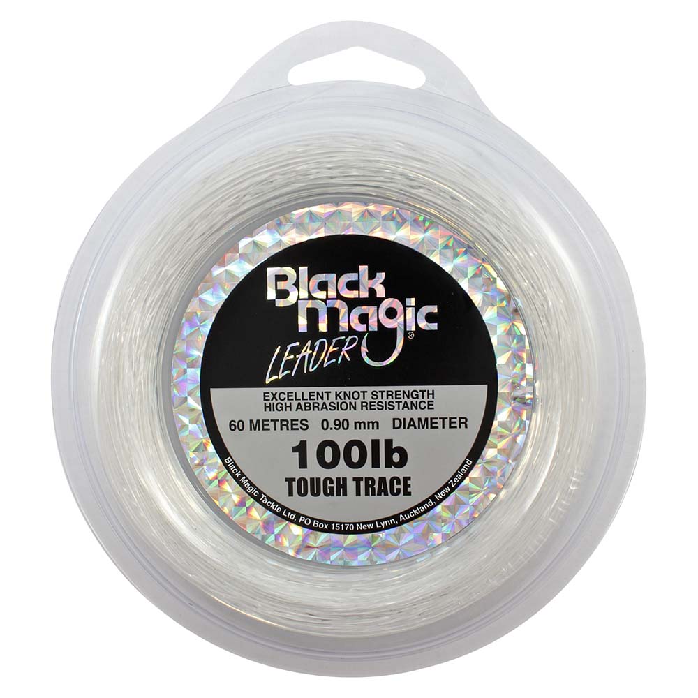 Black magic BMHARD100 Tough Trace 60 M линия Белая  Clear 0.900 mm 